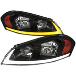Spec-D 06-16 Impala /06-07 Monte Carlo Headlights Sequetial Black