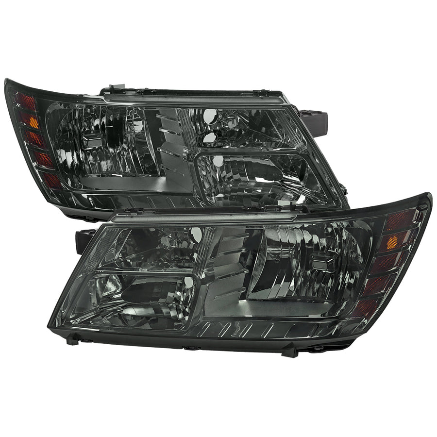 Spec-D 09-20 Dodge Journey Headlights OEM Style Chrome/Smoked Lens