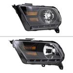 Spec-D 10-14 Ford Mustang OEM OEM Style Headlights Black