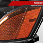 Spec-D 03-05 Honda Pilot Headlights OEM Style Matte Black/Clear