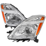 Spec-D 06-09 Prius Headlights OEM Style Amber Reflector Chrome
