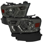Spec-D 19-24 Ram 1500 OE Style with Chrome/ Smoked Headlights