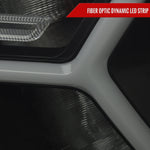 Spec-D 19-24 Ram 1500 Headlights Animated LED Bar Smoked.