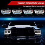 Spec-D 19-24 Ram 2500 3500 4500 5500 LED Bar Headlights Chrome