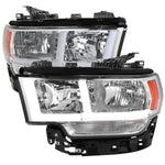 Spec-D 19-24 Ram 2500 3500 4500 5500 LED Bar Headlights Chrome