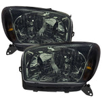 Spec-D 01-03 RAV4 OE Style Headlights Chrome w/ Smoked Lens