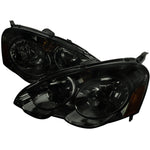 Spec-D 02-04 Acura RSX Headlights OEM Style Chrome/Smoked