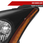 Spec-D 07-09 Nissan Sentra Headlights OEM Style Black/Clear