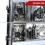 Spec-D 07-13 GMC Sierra 1500/07-14 1500HD 2500HD 3500HD Bar Headlights