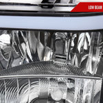 Spec-D 07-13 GMC Sierra 1500/2500/3500 LED Bar OE Style Headlights Blk