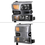 Spec-D 19-21 Silverado 1500 Passenger Projector Black Replacement