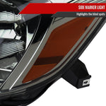 Spec-D 04-05 Toyota Sienna Headlights OEM Style Smoked/Amber