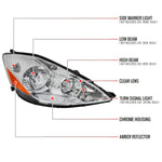 Spec-D 06-10 Toyota Sienna Passenger Headlight OEM Chrome Replacement