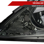 Spec-D 06-10 Sienna Headlights OEM Style Amber Reflector Chrome/Smoked
