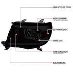 Spec-D 05-11 Tacoma LED Bar OE Style Black w/ Smoked Lens Headlights