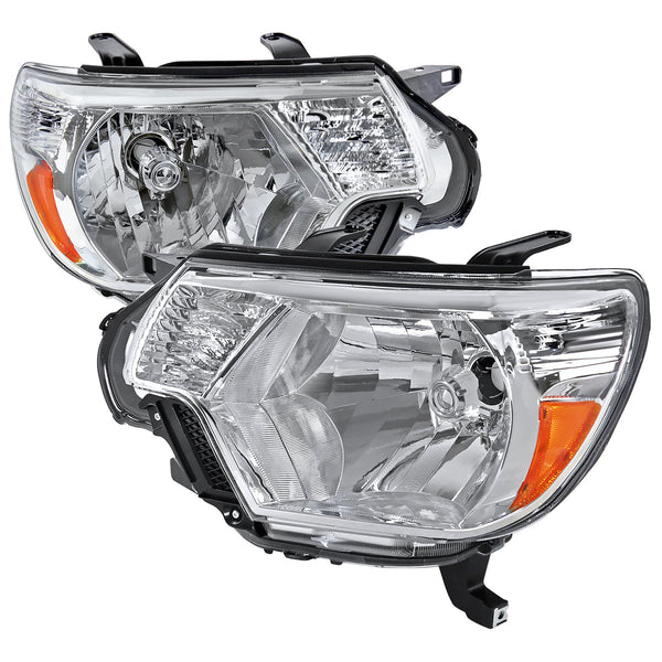 Spec-D 12-2015 Toyota Tacoma OEM OEM Style Headlights Chrome