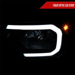 Spec-D 12-15 Tacoma Bar OE Style with Amber Reflector Headlights Black