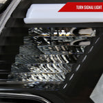Spec-D 12-15 Tacoma Bar OE Style with Amber Reflector Headlights Black