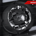 Spec-D 04-15 Nissan Titan/04-07 Armada Headlights LED Bar Black