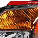 Spec-D 04-15 Nissan Titan 04-07 Armada Headlights Chrome/Clear Amber