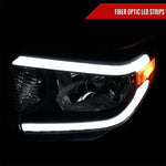 Spec-D 14-21 Tundra Headlights LED Bar OEM Style Black