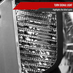 Spec-D 14-21 Toyota Tundra OEM OEM Style LED Strip Headlights Blk
