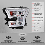 Spec-D 15-17 Ford F-150 Headlights Full LED Switchback Sequential.
