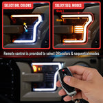 Spec-D 15-17 Ford F-150 Headlights Full LED Switchback Sequential.