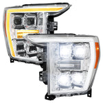 Spec-D 21-23 F-150 SEQ LED Projector Headlights Halogen Chrome/Smoked