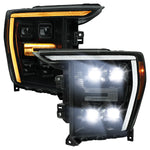 Spec-D 21-23 F-150 SEQ LED Projector Headlights Halogen Smoked
