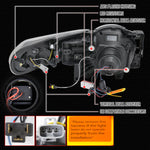 Spec-D 07-14 FJ Cruiser Projector Headlights with SEQ Turn Blk Smoked
