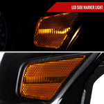 Spec-D 14-16 Lexus IS250 IS350 Project Headlights Matte Black
