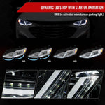 Spec-D 19-24 Chevy Malibu Full LED Sequential Headlights Chrome