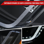 Spec-D 19-24 Chevy Malibu Headlights Switchback Sequential LED Black