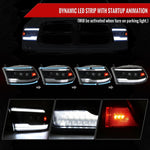 Spec-D 10-18 Ram 1500 2500 3500 /19-21 Ram Classic SEQ Headlights Blk