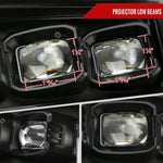 Spec-D 10-18 Ram 1500 2500 3500 /19-21 Ram Classic SEQ Headlights Blk