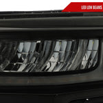 Spec-D 19-21 Silverado 1500 Pro Headlights with SEQ Turn Black/Smoked