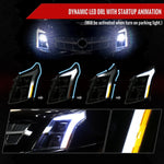 Spec-D 10-16 Cadillac SRX Projector Headlights SEQ LED Black/Smoked