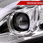 Spec-D 15-18 Mercedes C-Class W205 Headlights Sequential LED Chrome