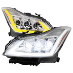 Spec-D 08-13 G37/14-15 Q60 2DR Triple Projector Headlights SEQ Clear
