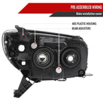 Spec-D 06-09 Toyota 4Runner SR5 Projector Headlights Black