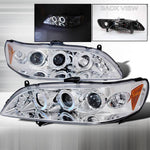 Spec-D 98-02 Honda Accord Halo Projector Headlights Chrome