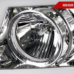 Spec-D 07-13 Avalanche 07-14 Tahoe/Suburban C-Bar Headlights Chrome