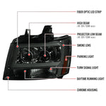Spec-D 07-13 Avalanche 07-14 Tahoe Suburban Headlights Smoked