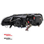 Spec-D 97-00 Chrysler Sebring Halo Projector Headlights Black
