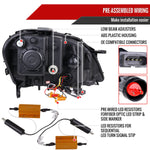 Spec-D 09-11 Benz W164 ML-Class Headlights Sequetial LED Glossy Black