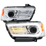 Spec-D 11-14 Dodge Charger Projector Headlights Sequential Chrome