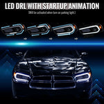 Spec-D 11-14 Dodge Charger Projector HID Headlight Black