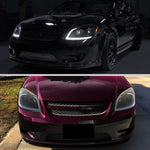 Spec-D 05-10 Cobalt Pontiac G5/Pursuit Headlights LED Bar Matte Black