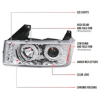 Spec-D 04-12 Chevy Colorado GMC Canyon Headlights Projector Chrome